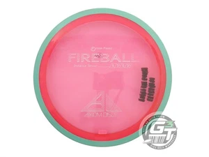 Disco de golf Axiom Discs Proton Fireball 175 g rosa verde borde distancia controlador USADO - Imagen 1 de 2