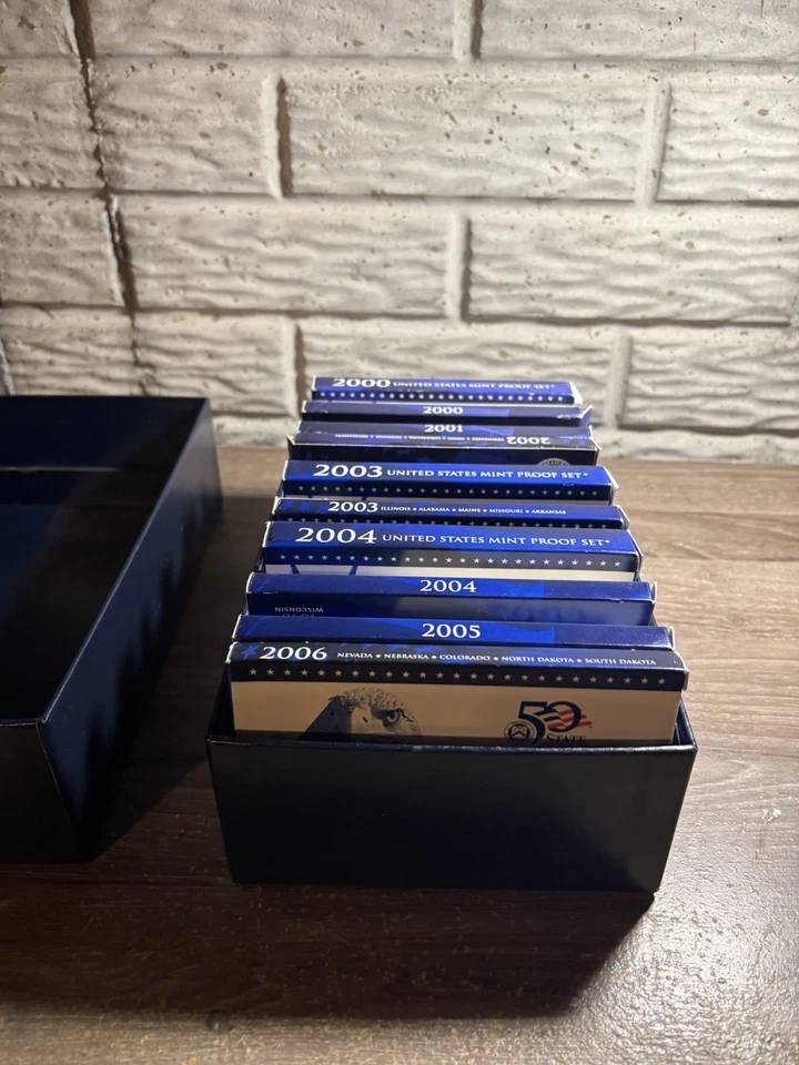 Lot of 10 Proof Sets From 2000-2006. US Mint Proof. See Pics. - Image 1 of 3