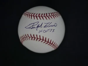 RALPH KINER SIGNED OFFICIAL MAJOR LEAGUE BASEBALL INSCRIBED "HOF 75" PSA COA - Picture 1 of 2