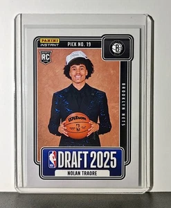 Nolan Traore Rookie 2025-26 Panini NBA #19 Draft Night Card Brooklyn Nets - Picture 1 of 6