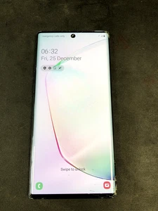 Samsung Galaxy Note 10 - 256GB - Blue - Unlocked - LCD Cracked - Picture 1 of 8