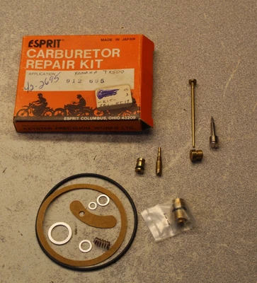 YAMAHA TX 500 A XS 500B 73-75 CARBURETOR CARB REPAIR KIT 912695 ESPRIT AHRMA NOS - Image 1 of 4