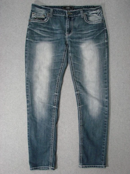 TJ05451 ***CATO*** JEANS AJUSTADOS PARA MUJER talla 12; ¡BONITOS JEANS! Foto 1 de 4