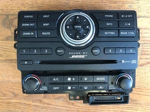2008 INFINITI QX56 OEM BOSE Navigation GPS Control Panel w/Climate Control - Picture 1 of 12