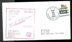 3/13/69 USS NICHOLAS DD-449 APOLO 9 AS504 PACIFIC FLOTA DE RECUPERACIÓN MARINA DE EE. UU. - Imagen 1 de 1