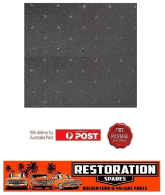 HOLDEN FX FJ UTE BLACK STARS ROOF HEAD HOOD LINING (2C) - image 1 of 4