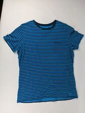 American Eagle Outfitters Tshirt Striped Blue Size Medium