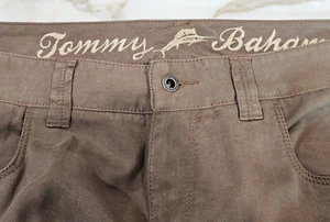 Lote de 2 Pantalones Chinos Tommy Bahama Tencel Algodón Tostado y Oliva 36W X 32L - Imagen 1 de 7