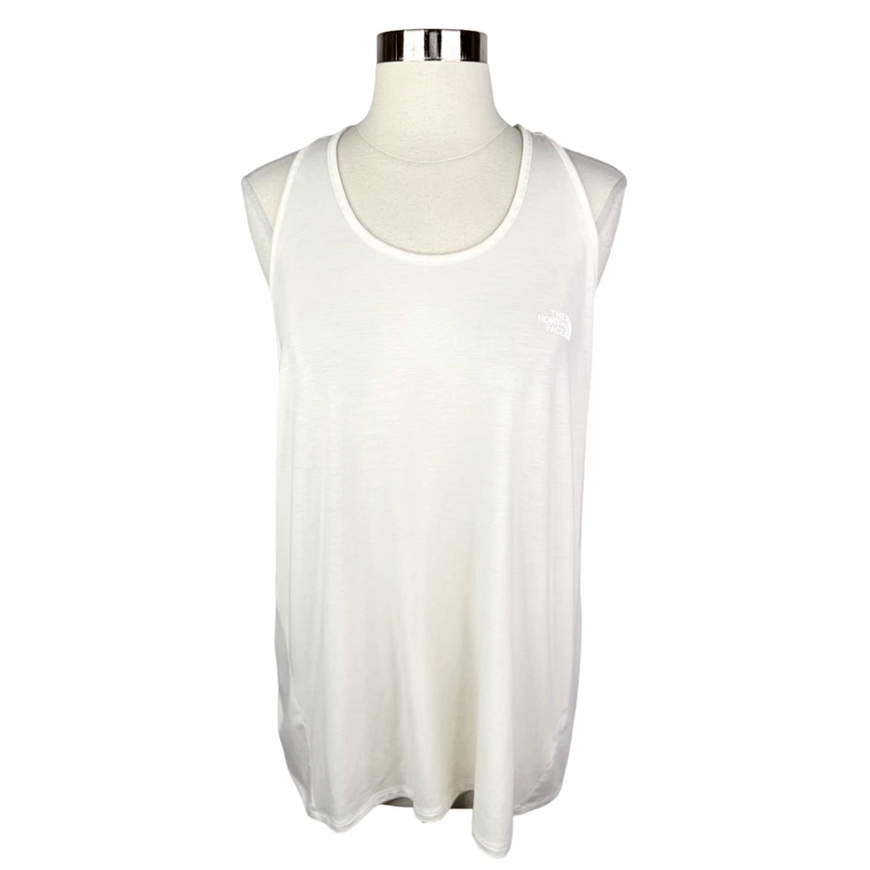 Camiseta sin mangas The North Face espalda deportiva talla XL ropa deportiva ocio marfil pulóver Foto 1 de 4