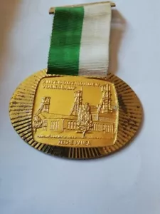 Bergbau Zeche Hansa Dortmund SC-Huckarde-Rahm tragbare Plakette 1974 - Bild 1 von 5
