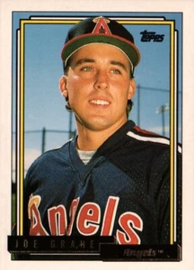 1992 Topps Gold #496 - Joe Grahe - California Angels 92-917 - Foto 1 di 2