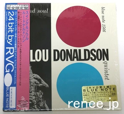 LOU DONALDSON / Swing And Soul JAPAN Mini LP BLUE NOTE CD w/OBI TOCJ-9192 - Image 1 of 2