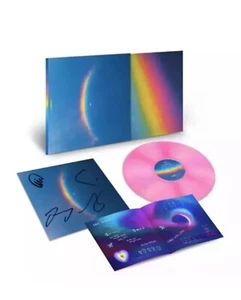 Coldplay Moon Music SIGNED Pink Record Vinyl LP SEALED Autographed Chris Martin - Picture 1 of 3