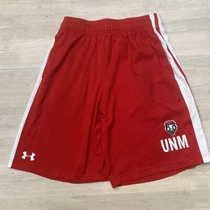 Under Armour New Mexico Lobos NCAA Men's Basketball Shorts Sz M Red - Picture 1 of 5