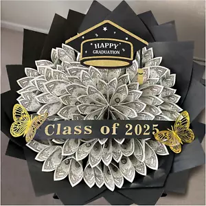 Graduation Gifts 2025 - DIY Money Bouquet for Her Him - Bouquets Filled with Fol - Picture 1 of 6
