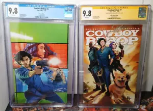 Cowboy Bebop #1 CGC 9.8 Bam! Virgin Edition Signed by Hyunsung Lee & 9.8 #2 ART - Picture 1 of 4