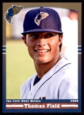 2008 Grandstand Tri-City Dust Devils Thomas Field Tri-City Dust Devils #8