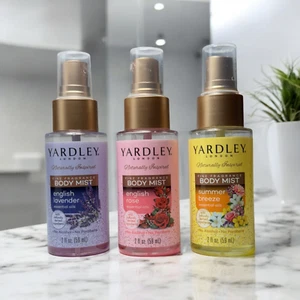 3x Yardley @ BODY MIST english avender, english rose, summer breeze @ 59ml each - Picture 1 of 2