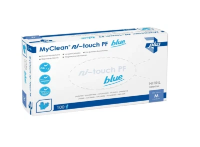 MAIMED MYCLEAN MaiMed ni-touch PF blue Nitril-Einweghandschuhe Einmalhandschuhe Blau S M L XL