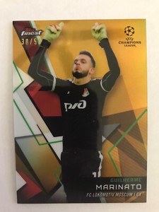 2018-19 Finest UCL Guilherme Marinato #58 Gold REFRACTOR /50 Mint