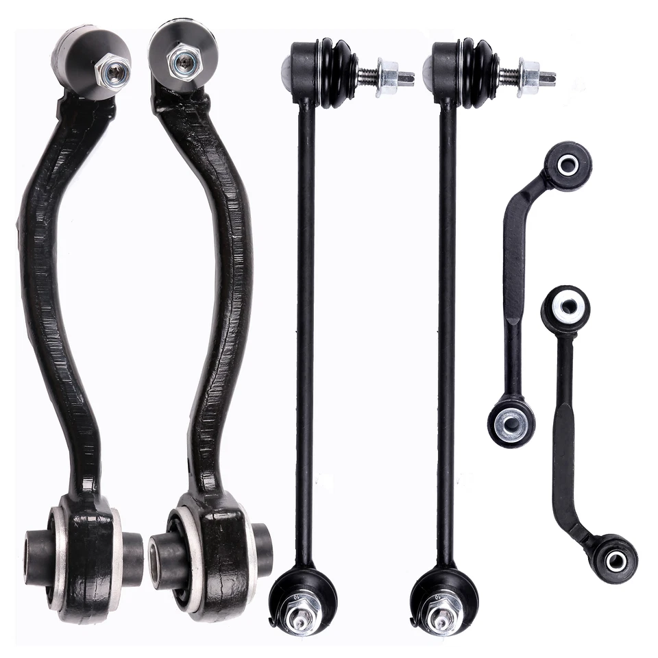 6x Front Lower Control Arms Rear Sway Bars Kit For 2006-2007 MERCEDES BENZ C280 - Image 1 of 4