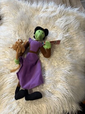 KellyToyPopeye the Sailor man Olive Oyl dressed as witch plush 14” Posable Toy - Image 1 of 4