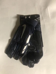 Nike DTack 6.0 Adult Large Football Lineman Gloves. Rare!!! Navy. New 🏈 - Picture 1 of 3
