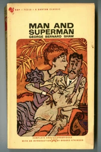 MAN and SUPERMAN by George Bernard SHAW! Vintage 1963 BANTAM CLASSIC Paperback! - Picture 1 of 2