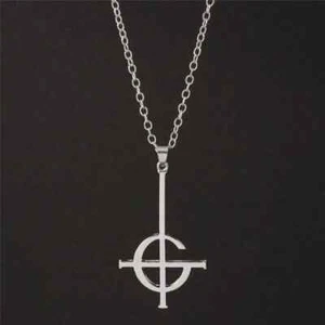 Geist Bc Halskette Ghul Band Papst Emeritus Symbol Kruzifix Edelstahl - Bild 1 von 6
