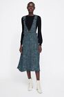 Nwt Zara Tweed Overall Dress Size M