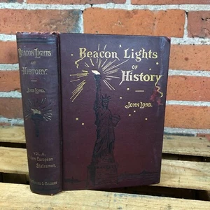 Beacon Lights of History Vol. VI Modern European Statesmen by John Lord 1891  - Bild 1 von 12