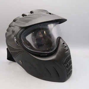 Máscara de paintball Extreme Rage casco negro lente transparente protección facial completa ajustable - Imagen 1 de 8