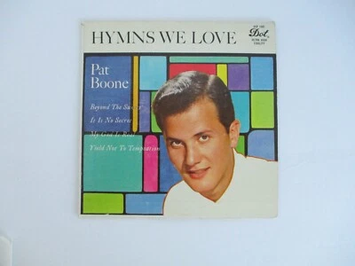 Pat Boone Hymns We Love Record 45 RPM 7" EP DEP 1081 Dot Records - FREE SHIPPING Foto 1 de 4