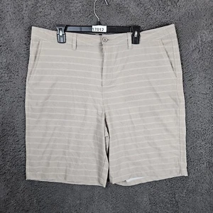 Trinity Hybrid Board Shorts Mens size 40 Beige Stripes Beach Summer Water hiking - Picture 1 of 13