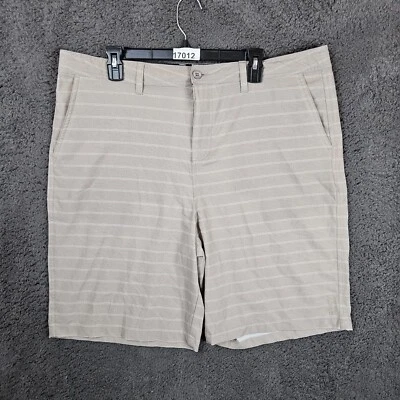 Pantalones Cortos Híbridos Trinity Para Hombre Talla 40 Beige Rayas Playa Verano Agua Senderismo Foto 1 de 4