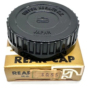 MINT PRIMISSIMO NIKON NIIKKOR-AUTO NIPPON KOGAKU COPRIOBIETTIVO POSTERIORE F scatola GIAPPONESE - Foto 1 di 8