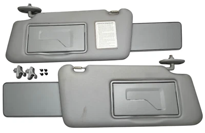 Juego de pares de parasoles izquierdo derecho gris para Suzuki Grand Vitara 2007-2013 con extraíbles Foto 1 de 4