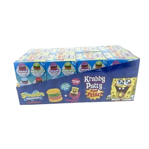 8er Pack - SpongeBob Schwammkopf Krabby Patty Plus Preis - Frankford Gummi versiegelt - Bild 1 von 6