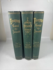 3 Antique Illustrated Novels by Thackeray & Reade - 1869–1871 Harper - Picture 1 of 13