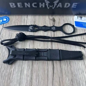 Benchmade SOCP Dagger 176BK 440C Stainless Steel Black Sheath Fixed Blade Knife - Picture 1 of 11