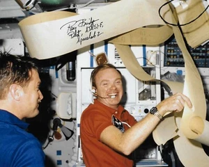 Foto autografiada firmada por ROY D BRIDGES JR 8x10 astronauta de la NASA Fuerza Aérea STS-51F - Imagen 1 de 1