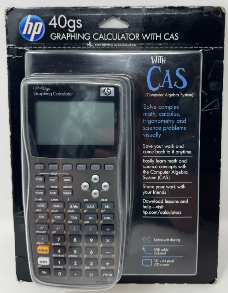 HP 40GS Graphing Calculator With CAS -New- Free Shipping! - Image 1 of 4