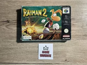 Rayman 2 The Great Escape Nintendo 64 Avec Notice PAL EUR FR N64 - Foto 1 di 9