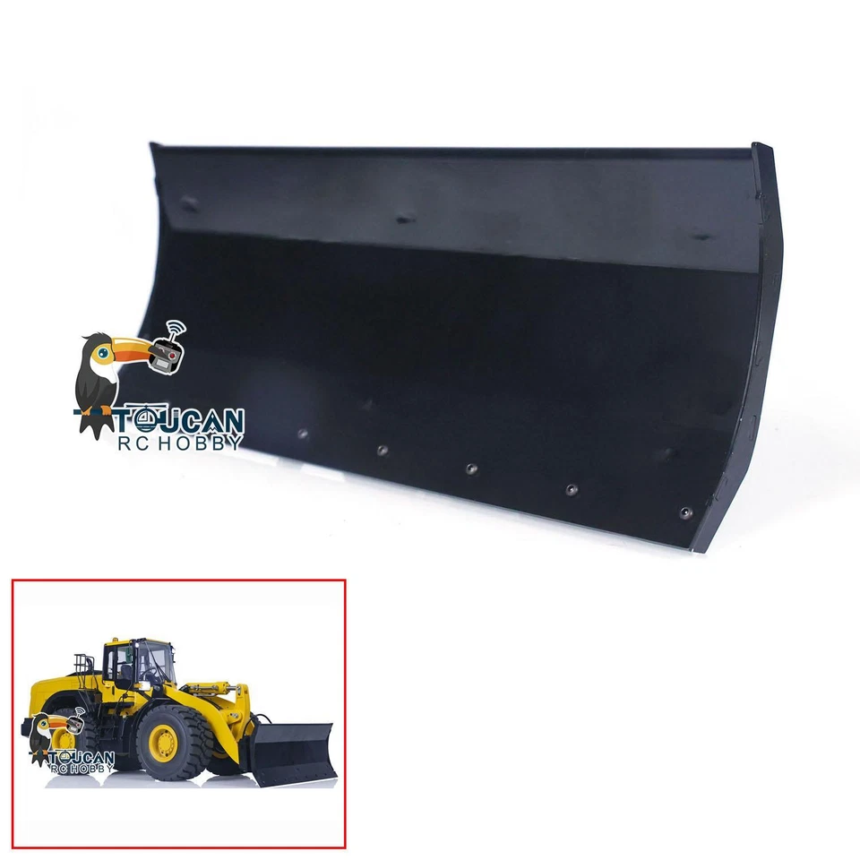 Metal Dozer Blade for 1/14 Hydraulic RC Loader WA480 Accessories DIY Spare Part - Image 1 of 4