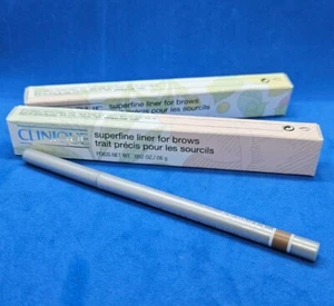 CLINIQUE Superfine Liner for Brows 01 SOFT BLONDE .002oz (LOT OF 2) - Picture 1 of 2