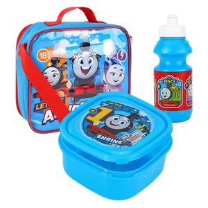 Thomas & Friends Lunch Bag Insulated 3 Piece Set Boys Blue Tank Engine - Picture 1 of 8