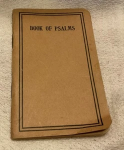 1914 Antique American Bible Society Pocket Edition Book Of Psalms - Picture 1 of 3