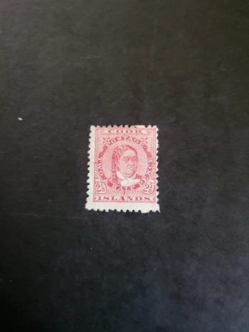 Stamps Cook Islands Scott #12 hinged Cover