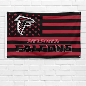 Für Atlanta Falcons Fußballfans 3x5 Fuß amerikanische Flagge Geschenkbanner - Bild 1 von 1