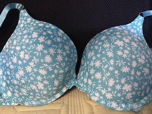 Jessica Simpson 36C Padded Floral Pushup Underwire Bra Excellent Cond - Picture 1 of 7